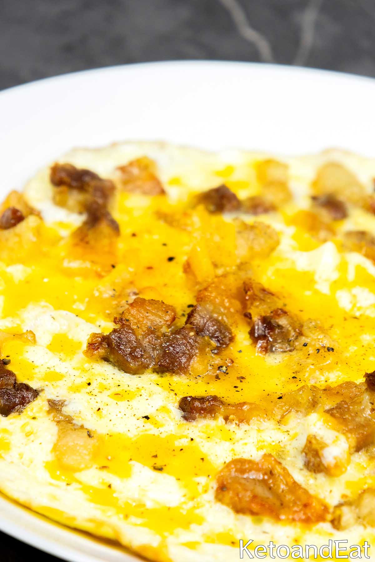 Bacon Cheese Omelette 
