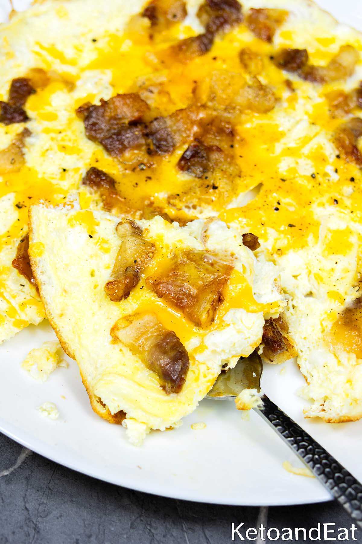 Bacon Cheese Omelette 
