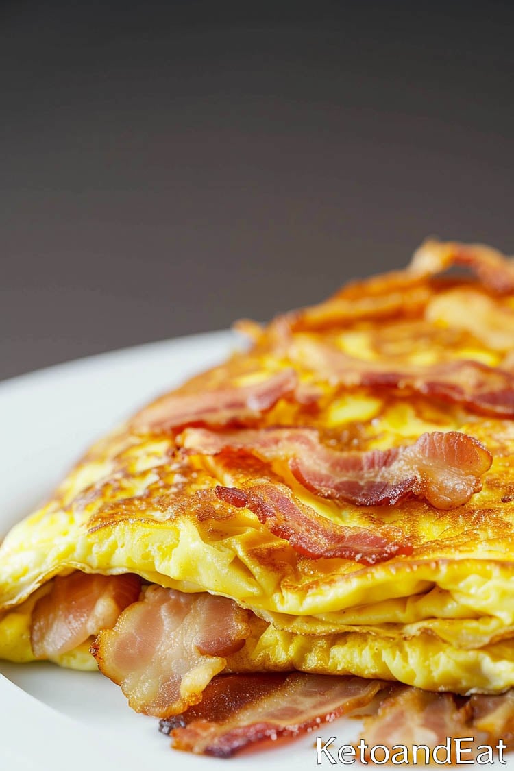 Bacon Cheese Omelette 