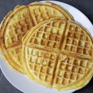 Carnivore 2 Ingredient Waffles