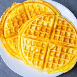 Carnivore 2 Ingredient Waffles