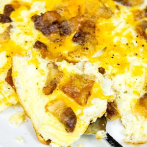 Carnivore Bacon Cheese Omelette