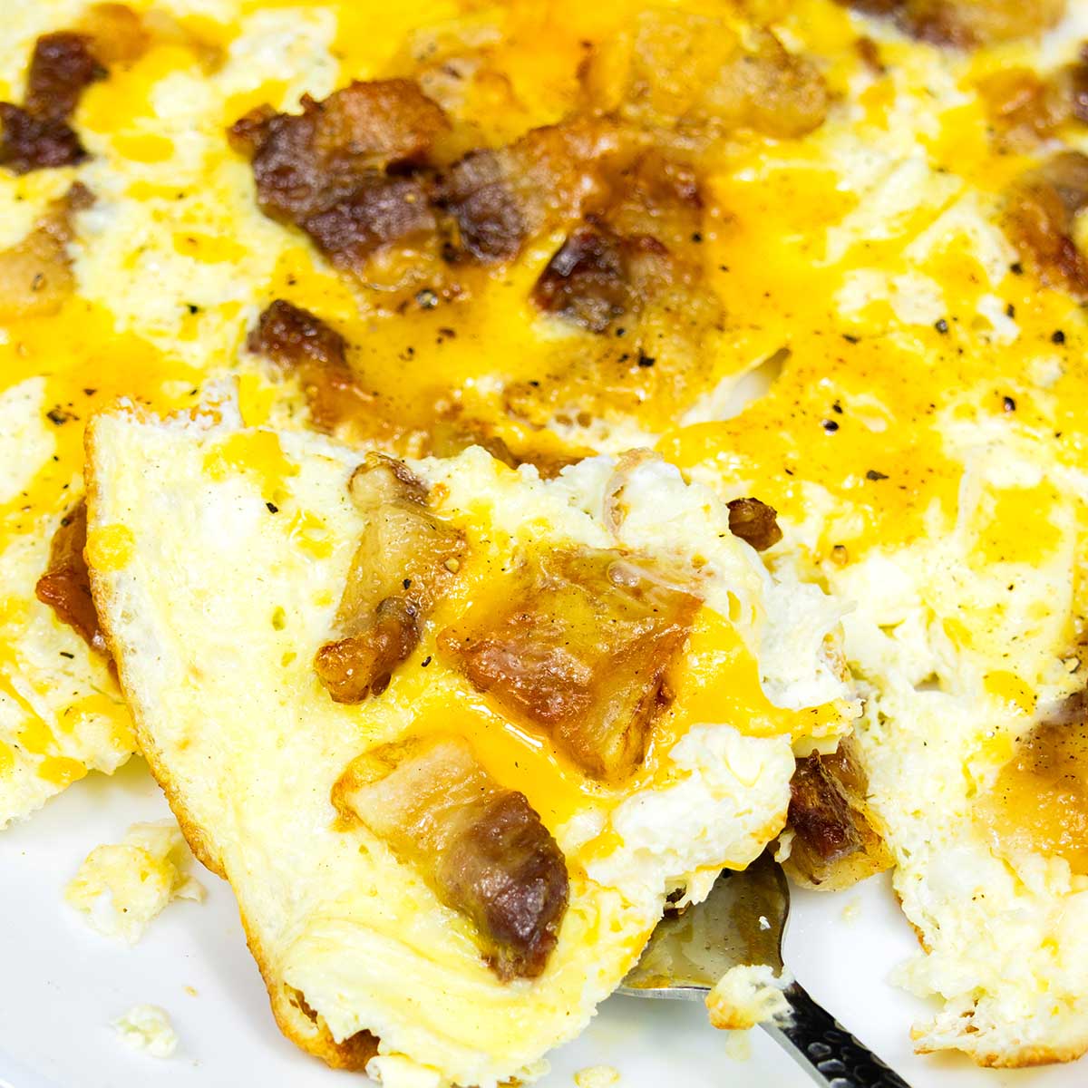 Carnivore Bacon Cheese Omelette