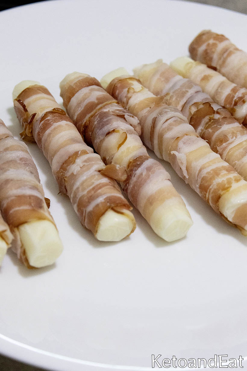 Carnivore Bacon Cheese Sticks Step 2