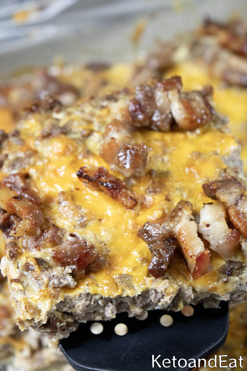 Carnivore Bacon Cheeseburger Casserole Recipe