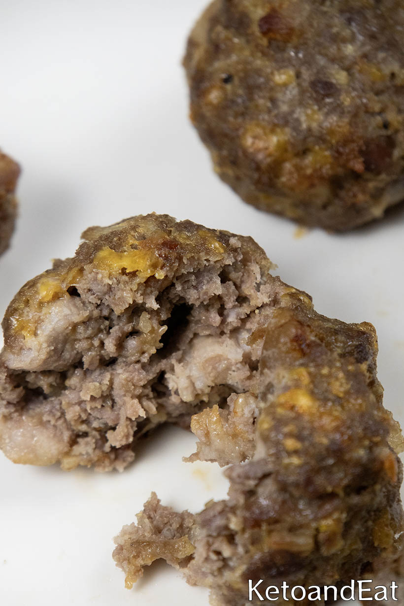 Carnivore Bacon Cheeseburger Meatballs Recipe