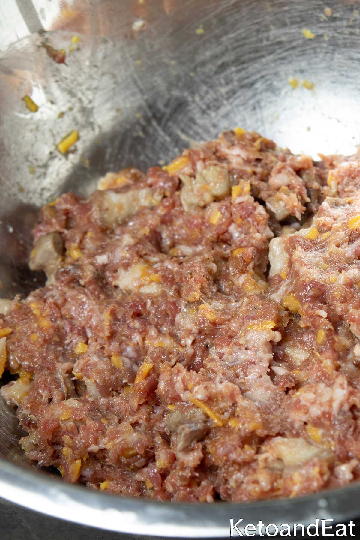 Carnivore Bacon Cheeseburger Meatballs Step 3