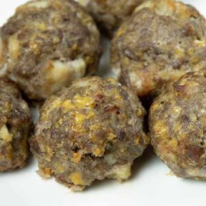 Carnivore Bacon Cheeseburger Meatballs