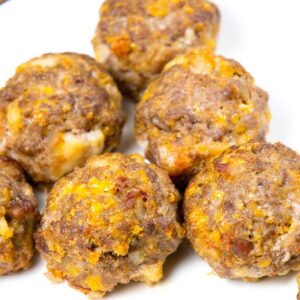 Carnivore Bacon Cheeseburger Meatballs