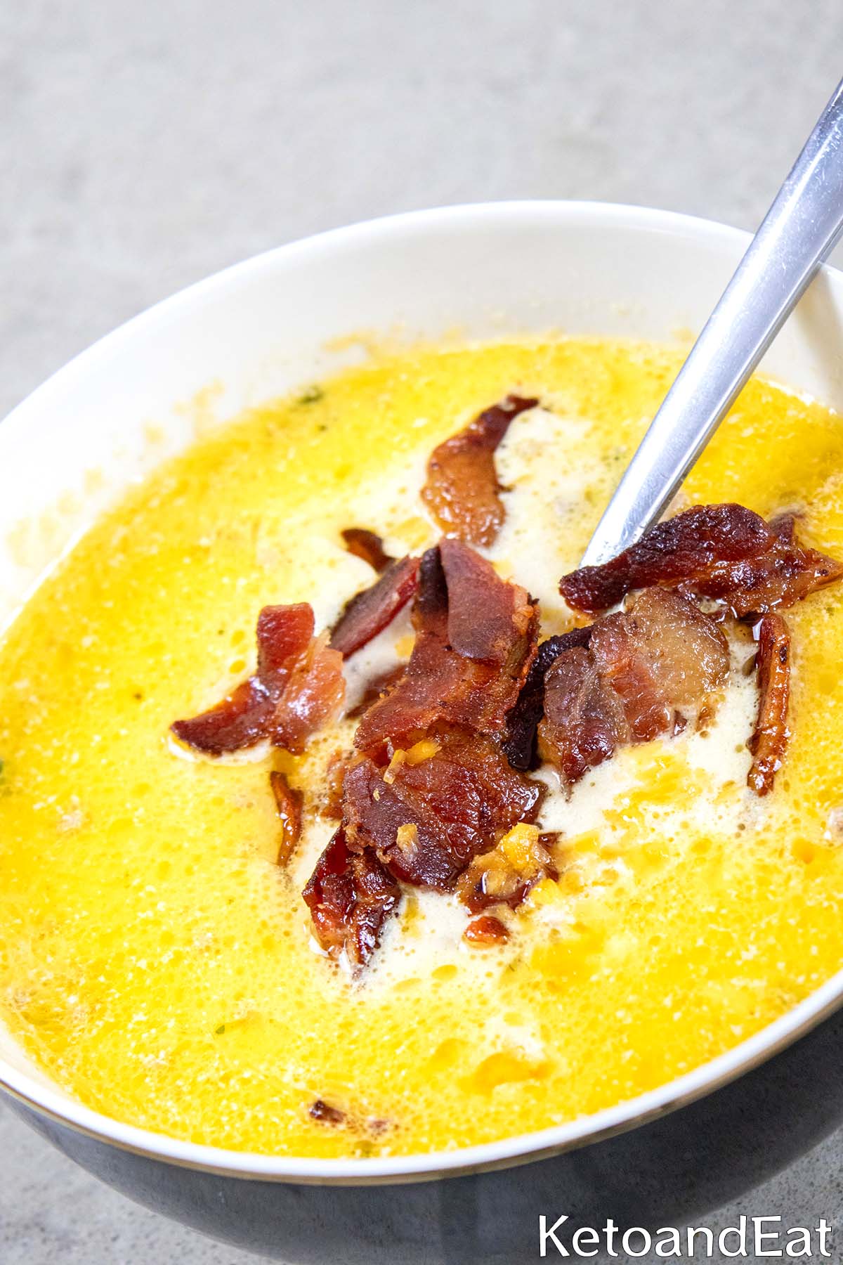Carnivore Bacon Cheeseburger Soup