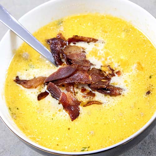 Carnivore Bacon Cheeseburger Soup