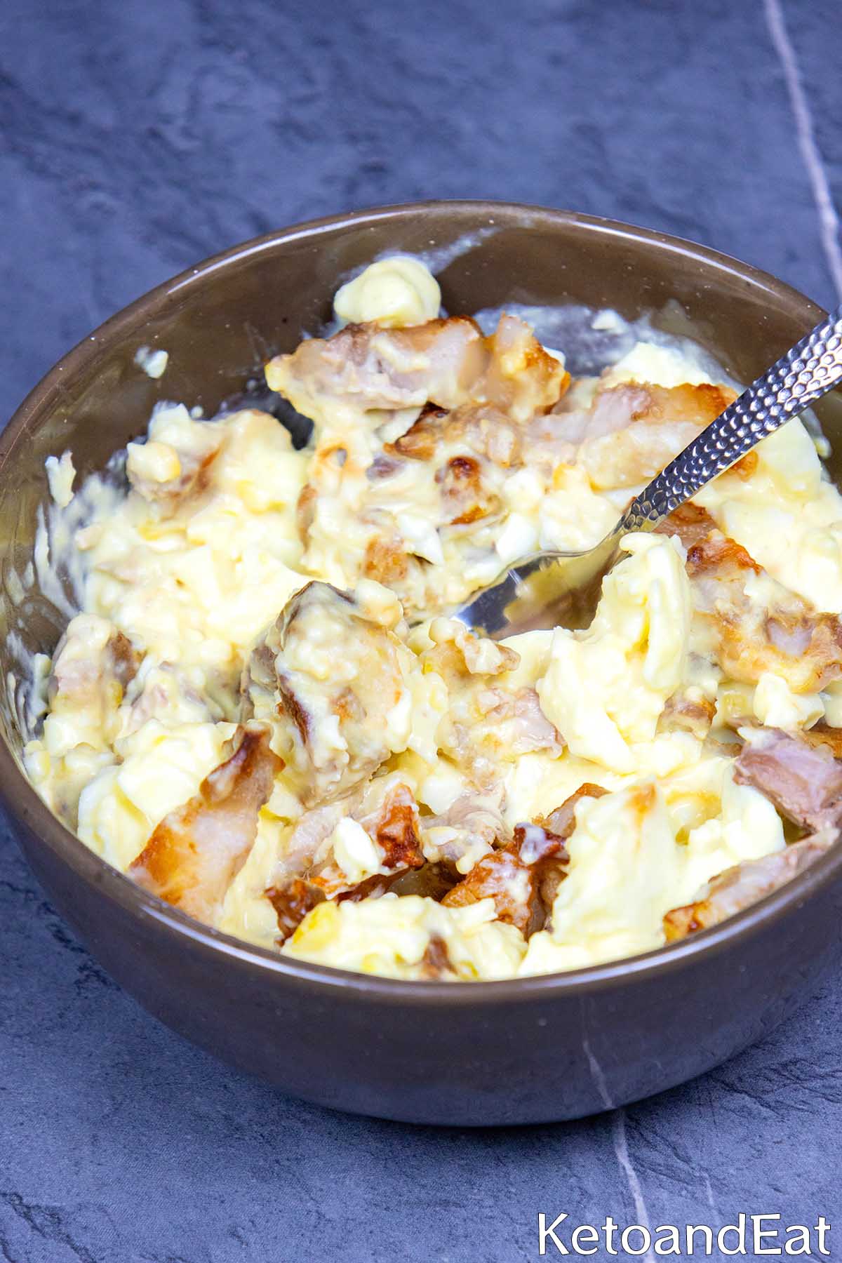 Carnivore Bacon Egg Salad