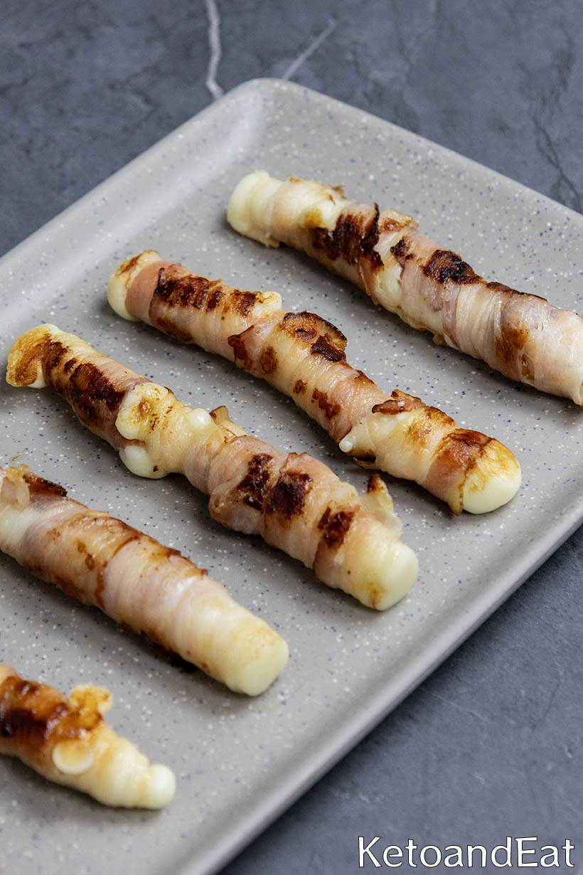 Carnivore Bacon Mozzarella Sticks