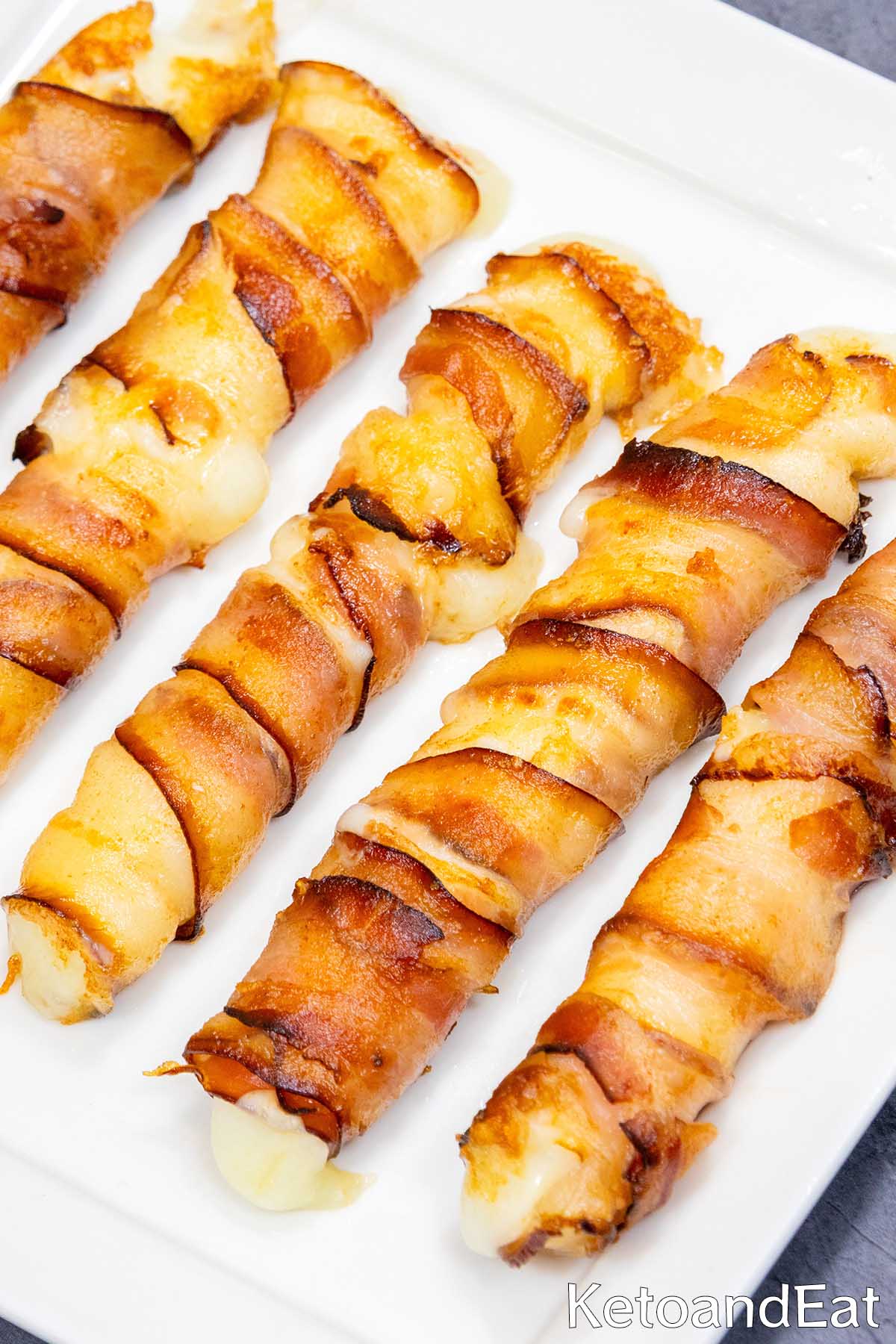 Carnivore Bacon Mozzarella Sticks