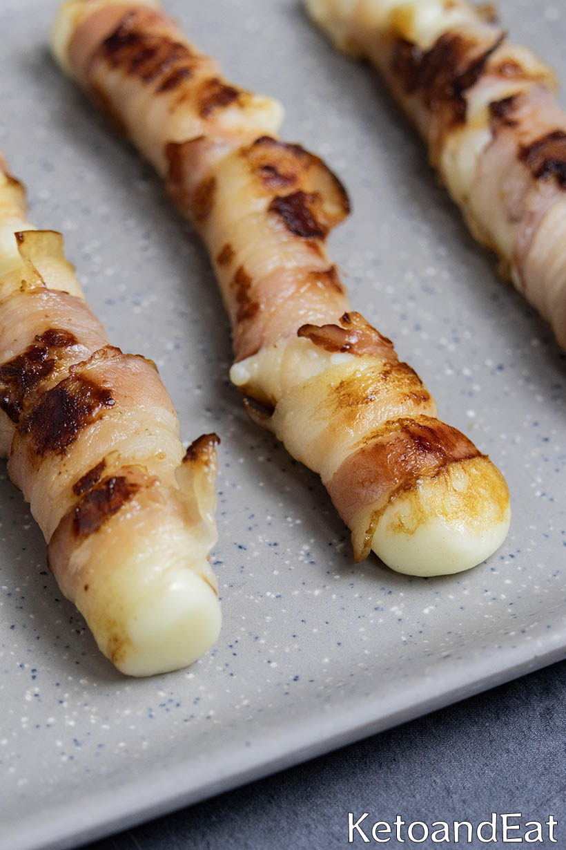 Carnivore Bacon Mozzarella Sticks Recipe