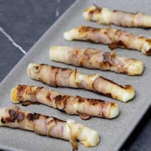 Carnivore Bacon Mozzarella Sticks