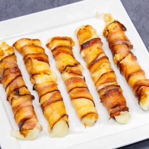 Carnivore Bacon Mozzarella Sticks