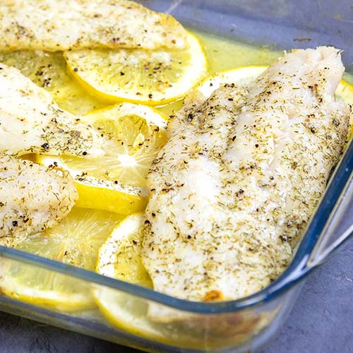 Carnivore Baked Lemon Butter Cod