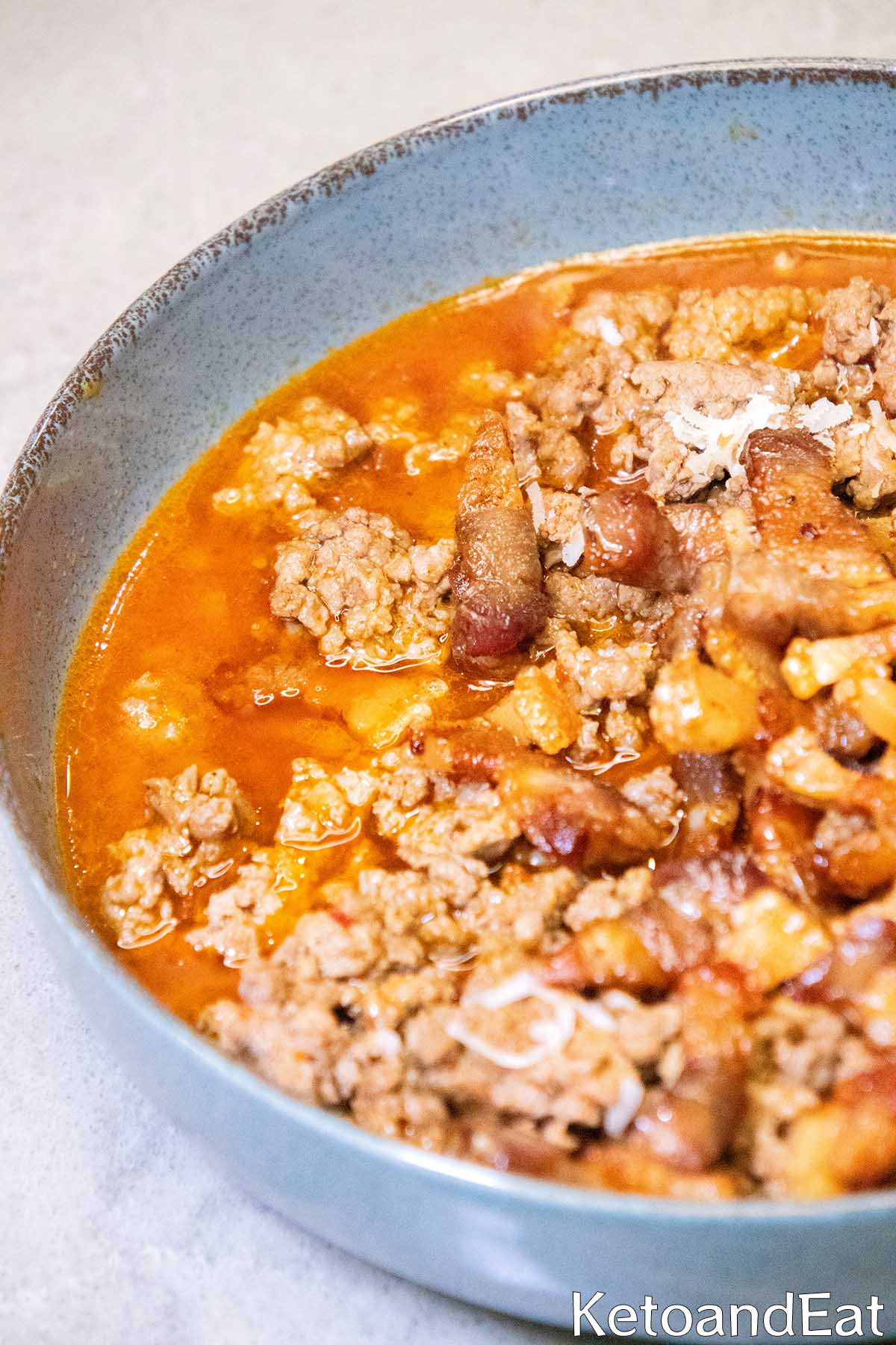 Carnivore Beef & Bacon Chili Reciep