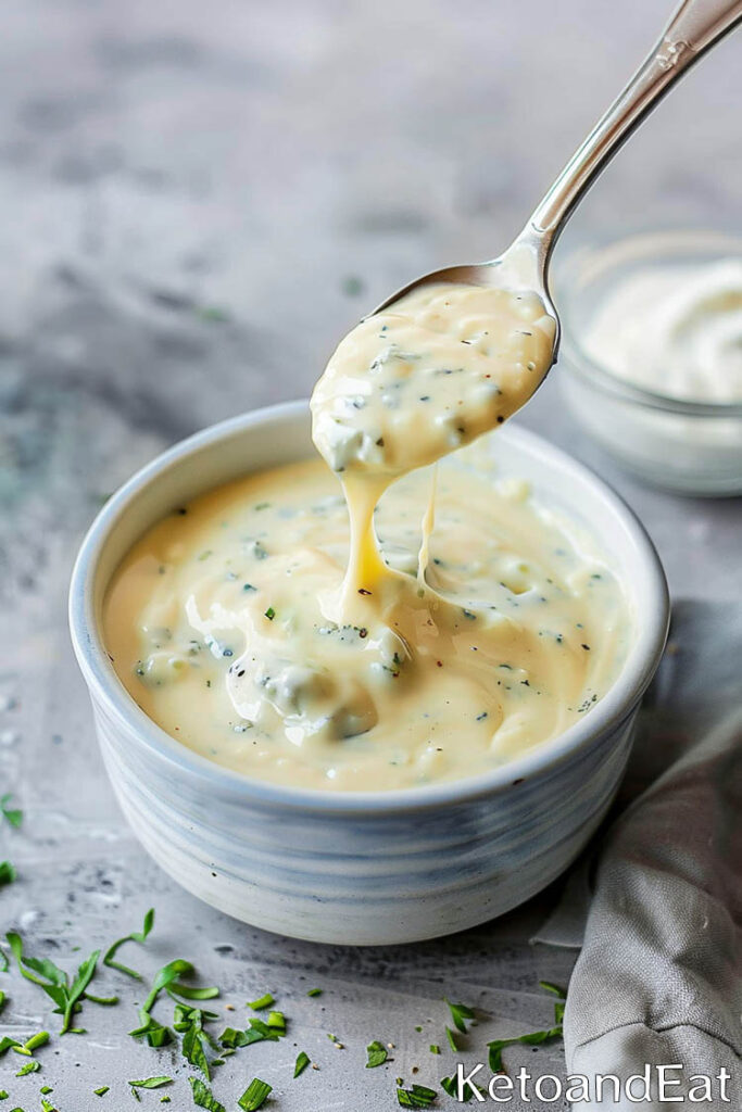 Carnivore Blue Cheese Sauce ketoandeat