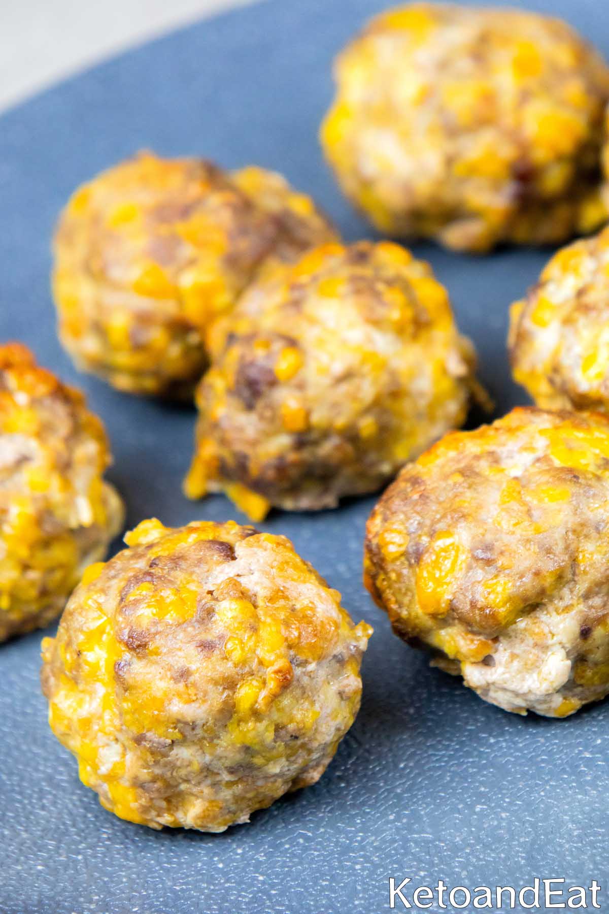 Carnivore Breakfast Cheesy Meatballs