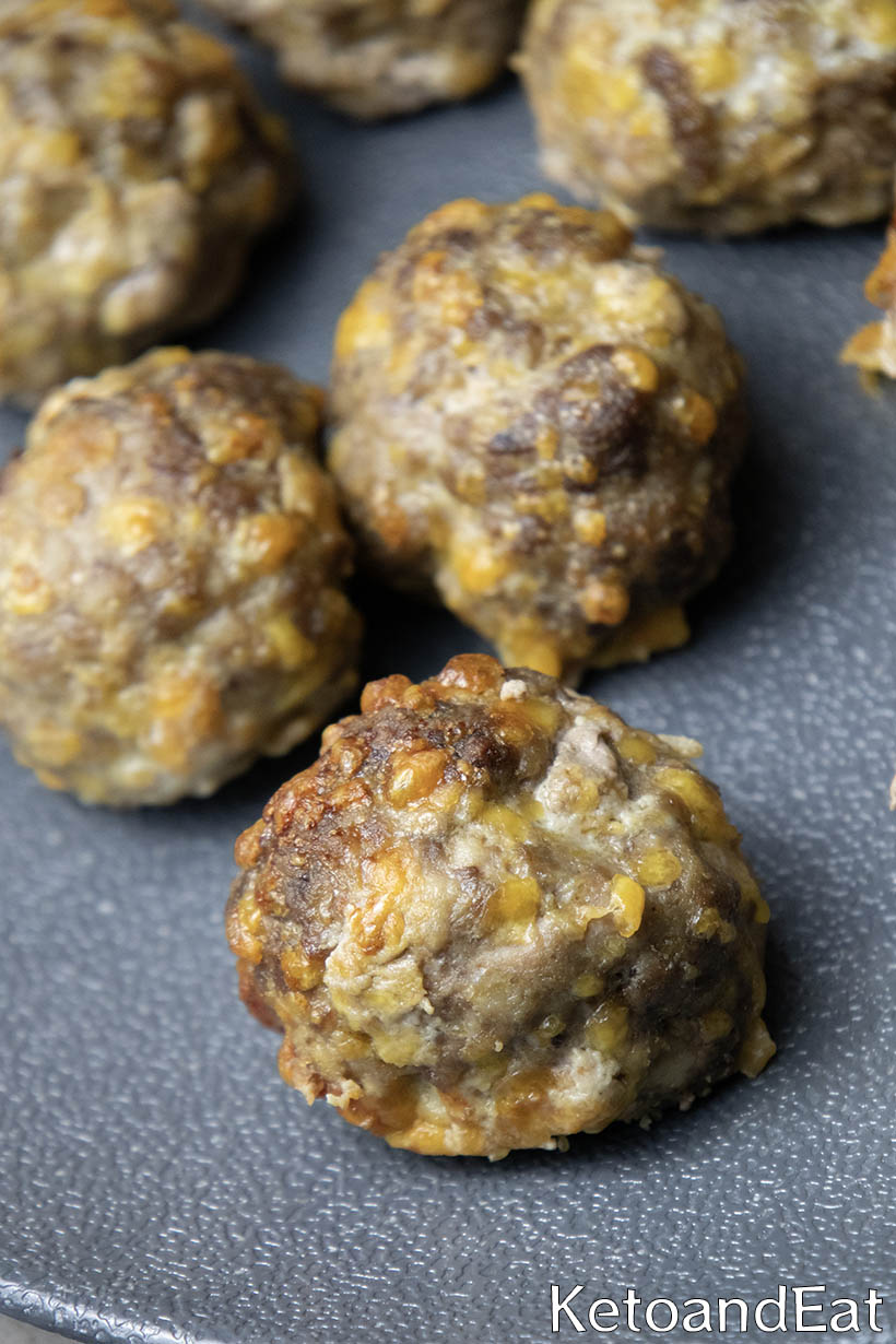 Carnivore Breakfast Cheesy Meatballs Recipe