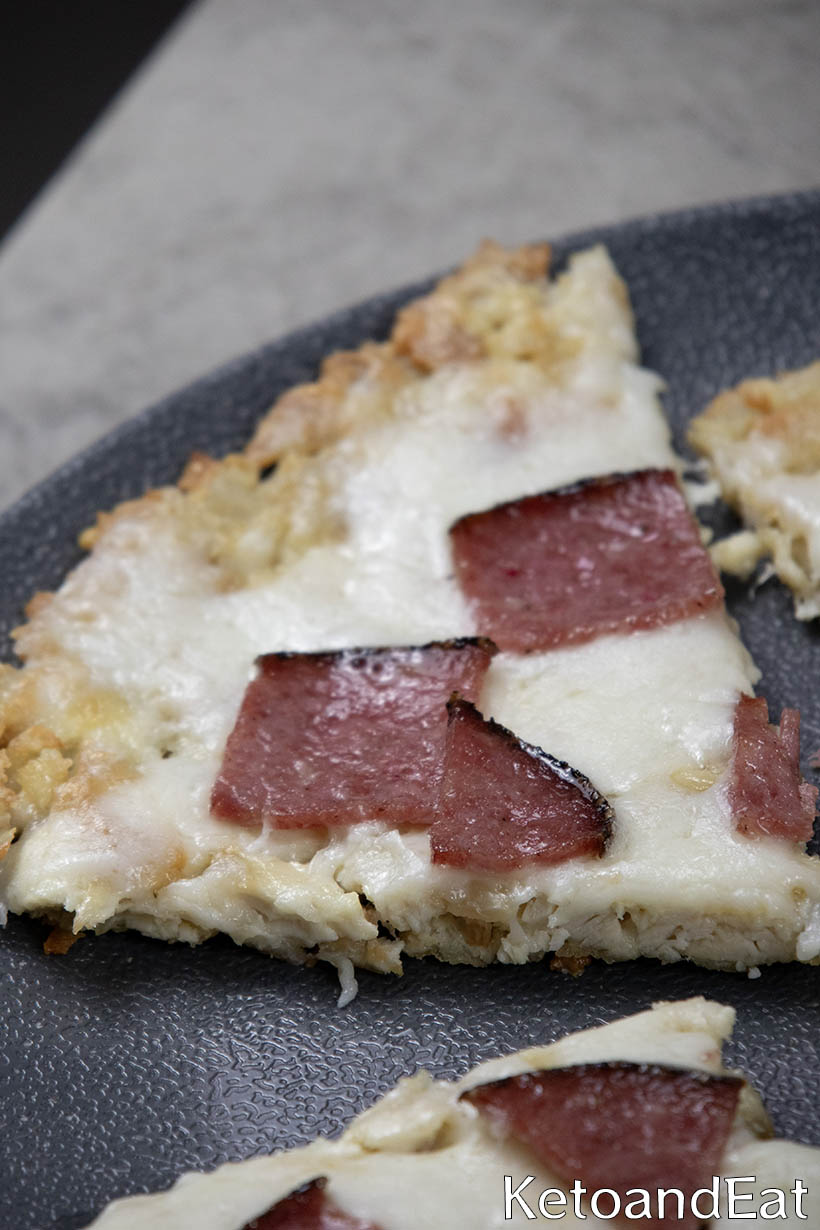 Carnivore Canned Chicken Pizza Crust