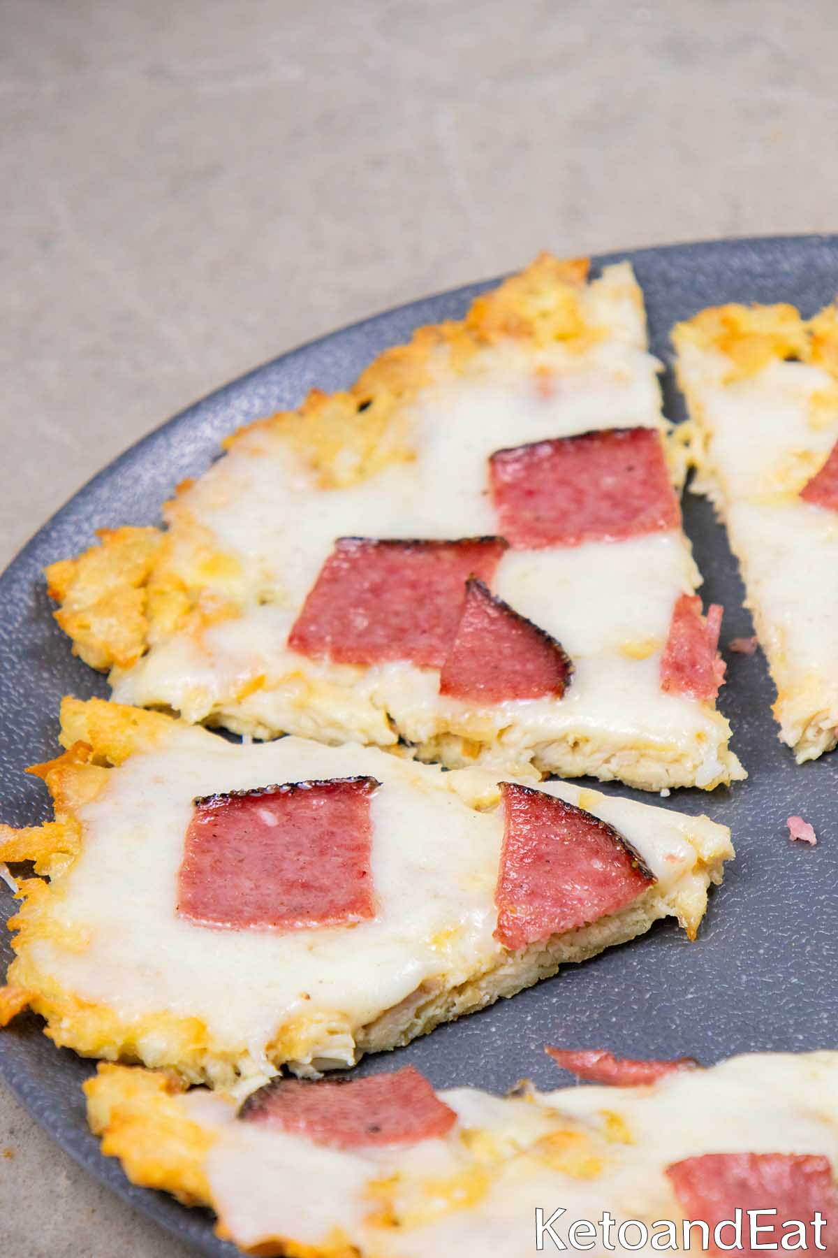 Carnivore Canned Chicken Pizza Crust