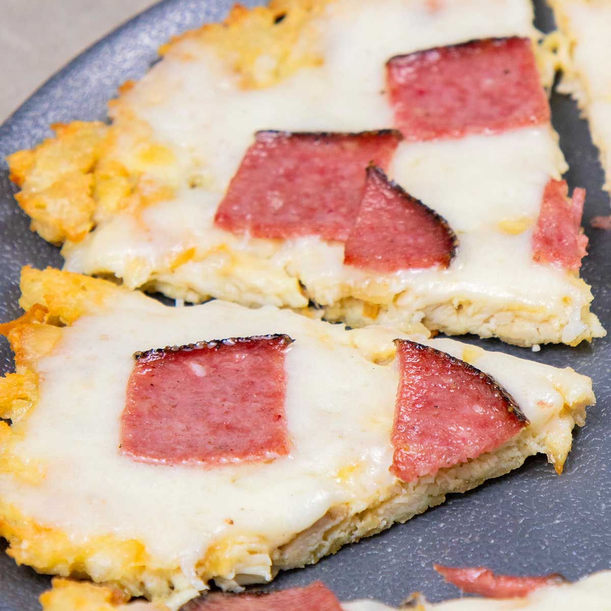 Carnivore Canned Chicken Pizza Crust
