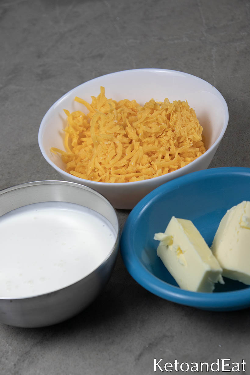 Carnivore Cheddar Cheese Sauce Ingredients