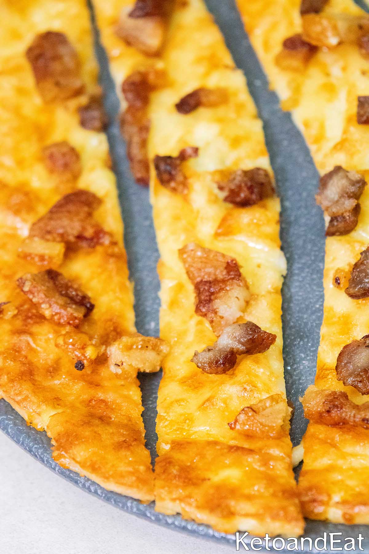 Carnivore Cheese Bacon Bread 