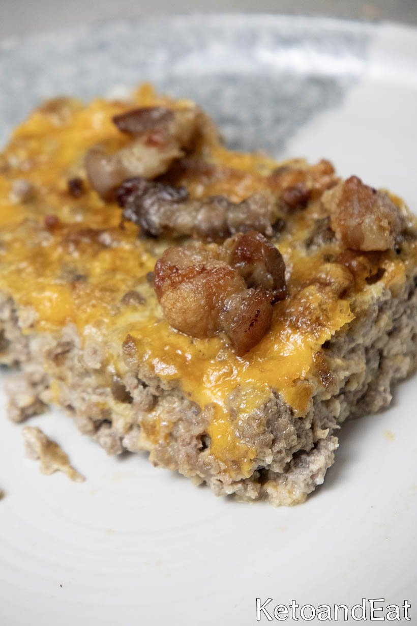 Carnivore Cheeseburger Casserole
