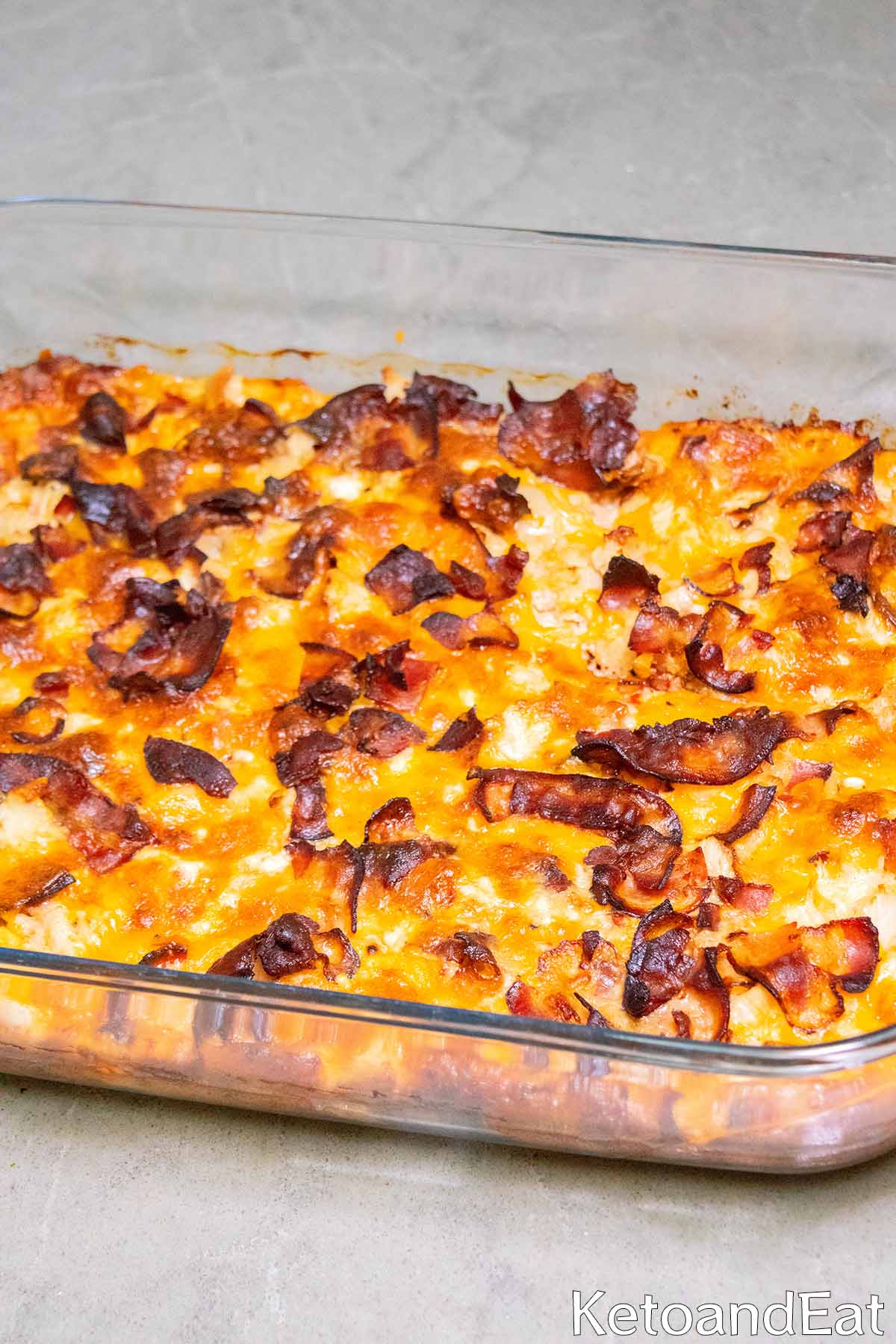 Carnivore Chicken & Bacon Casserole