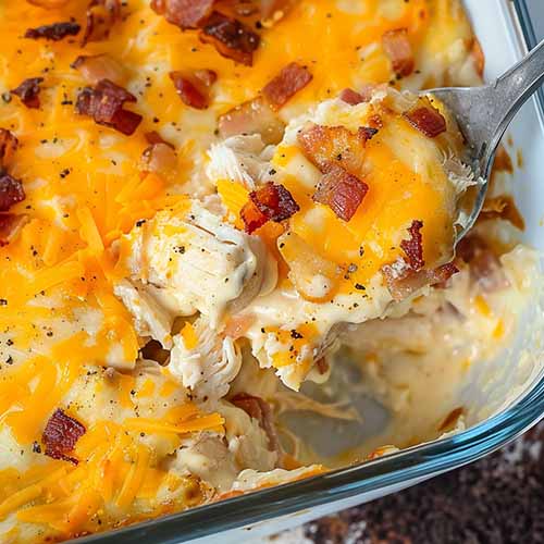 Carnivore Chicken & Bacon Casserole: Easy Recipe