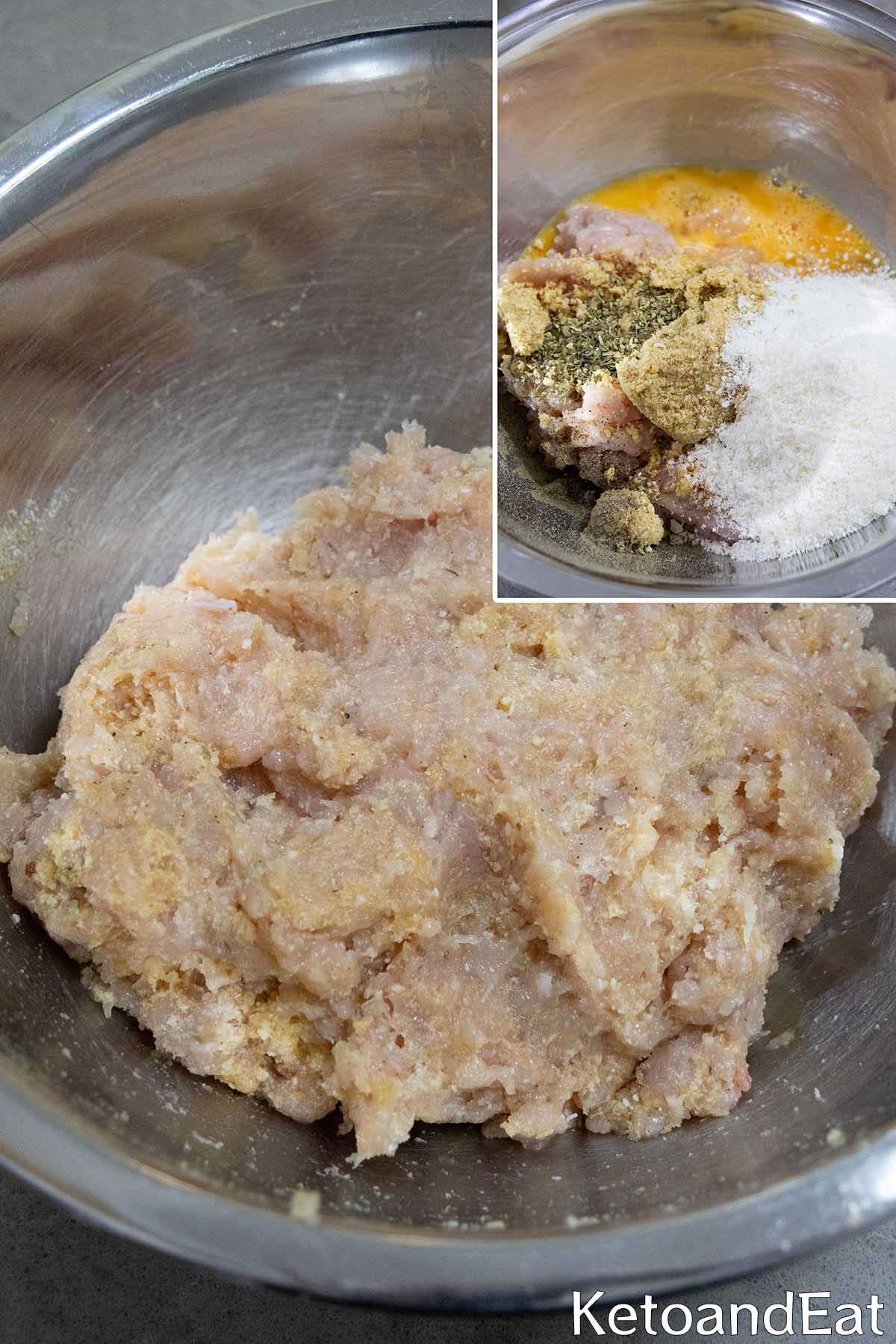 Carnivore Chicken Meatballs Step 2