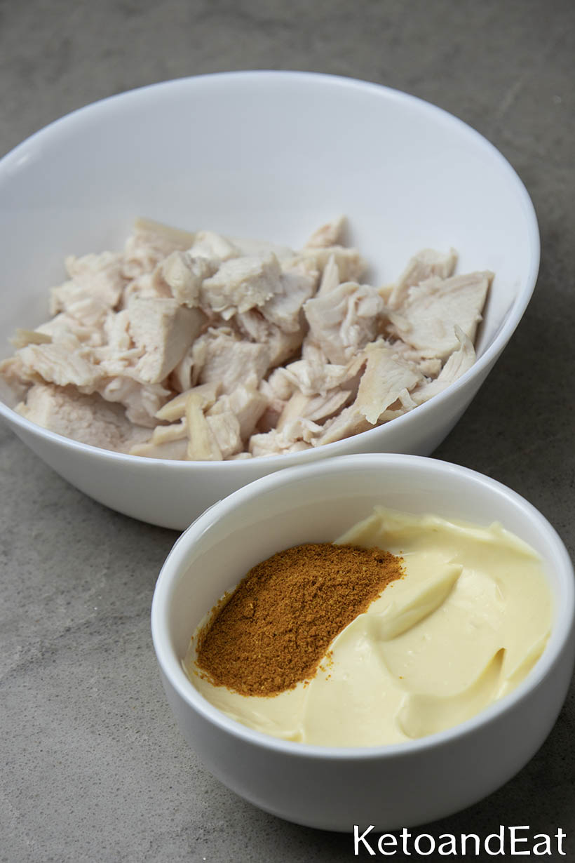 Carnivore Chicken Salad ingredients