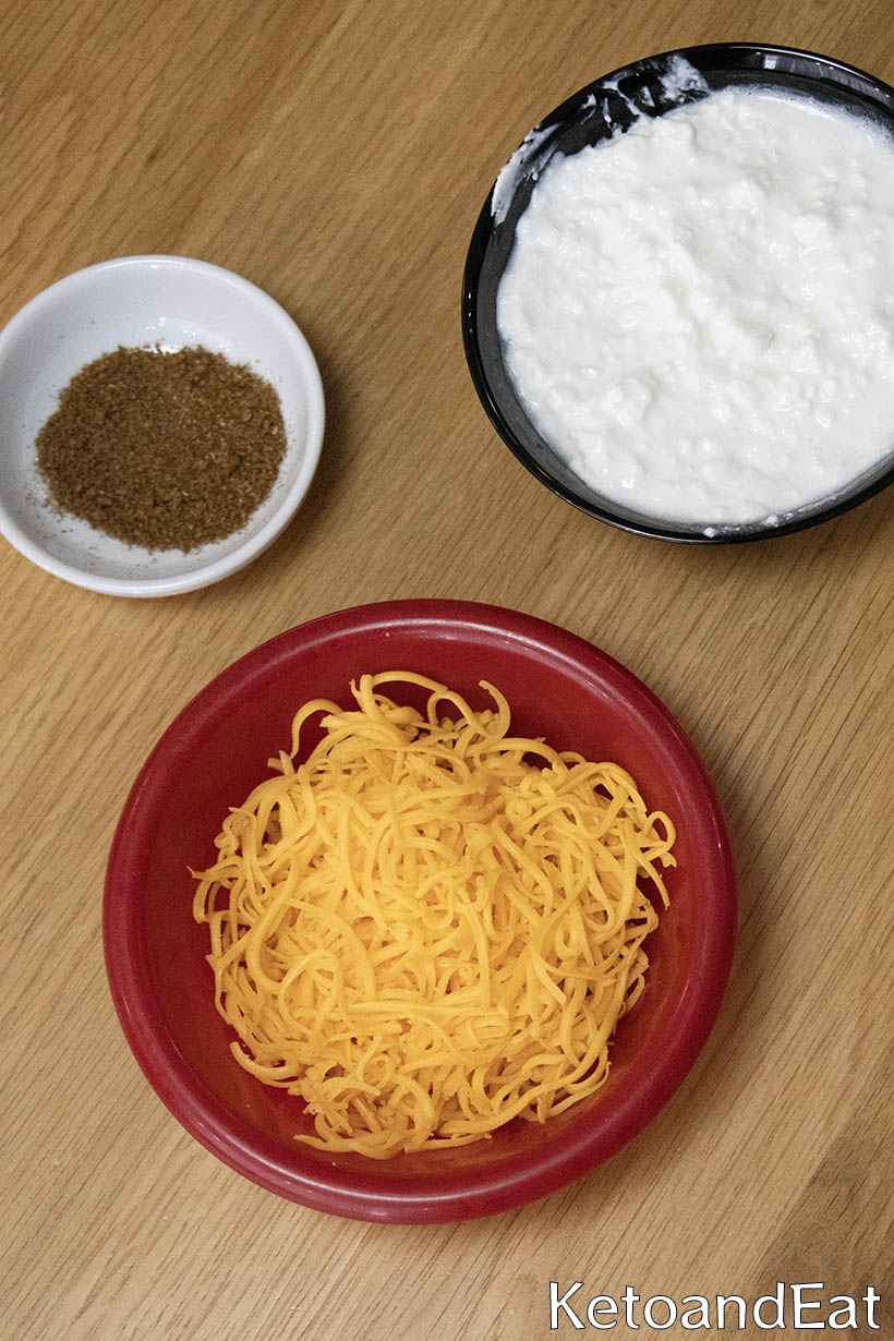 Carnivore Cottage Cheese Queso Dip Ingredients