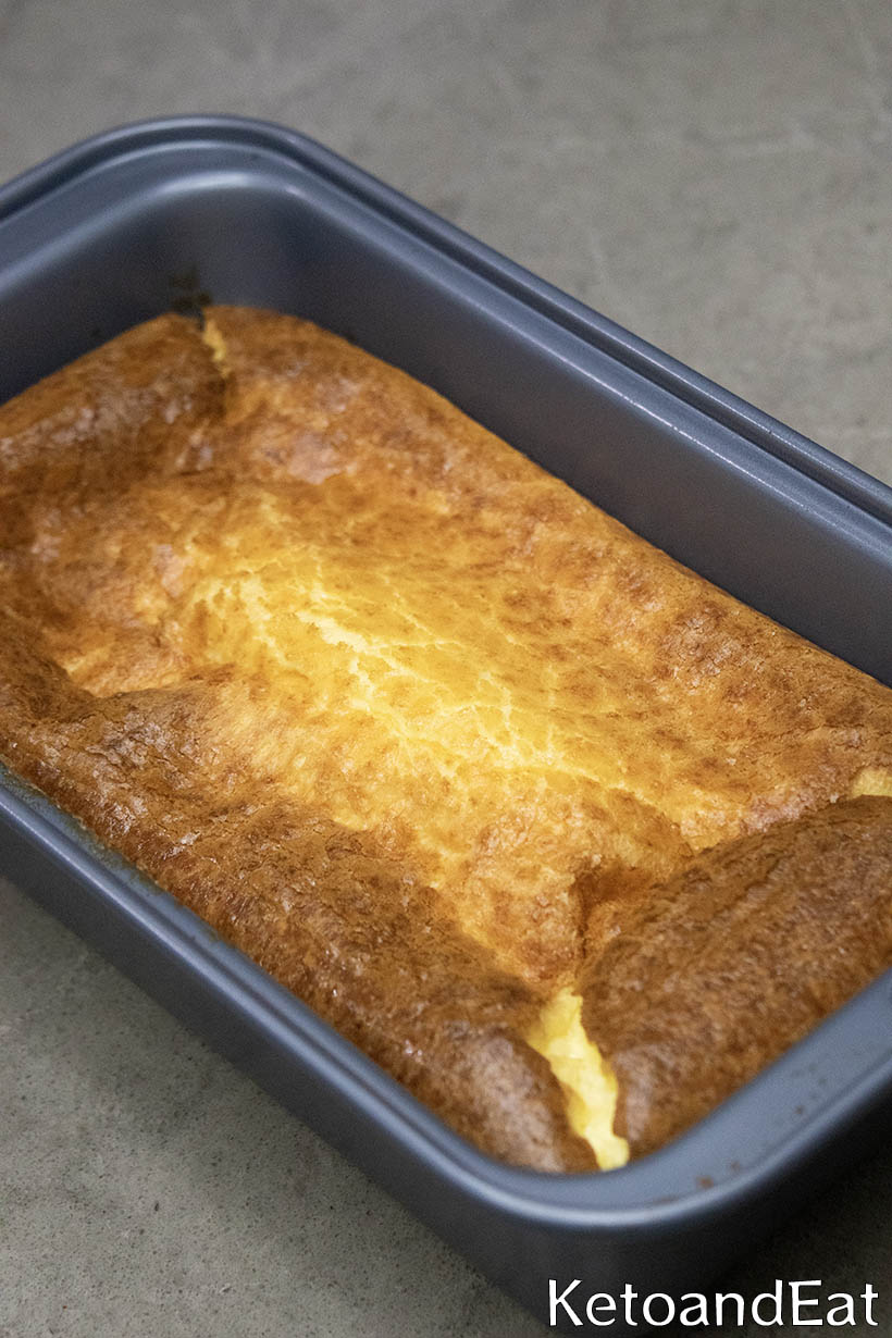 Carnivore Cream Cheese Egg Loaf 