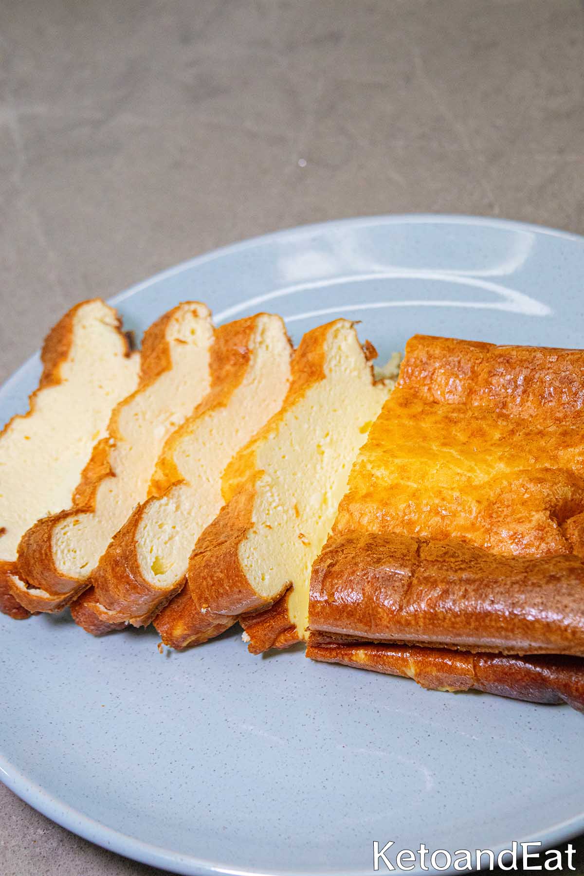Carnivore Cream Cheese Egg Loaf