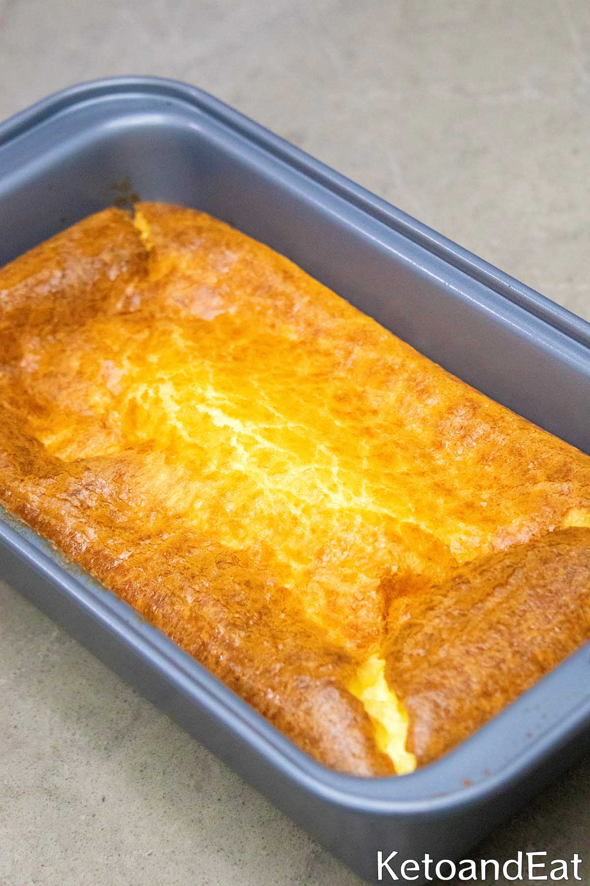 Carnivore Cream Cheese Egg Loaf Recipe