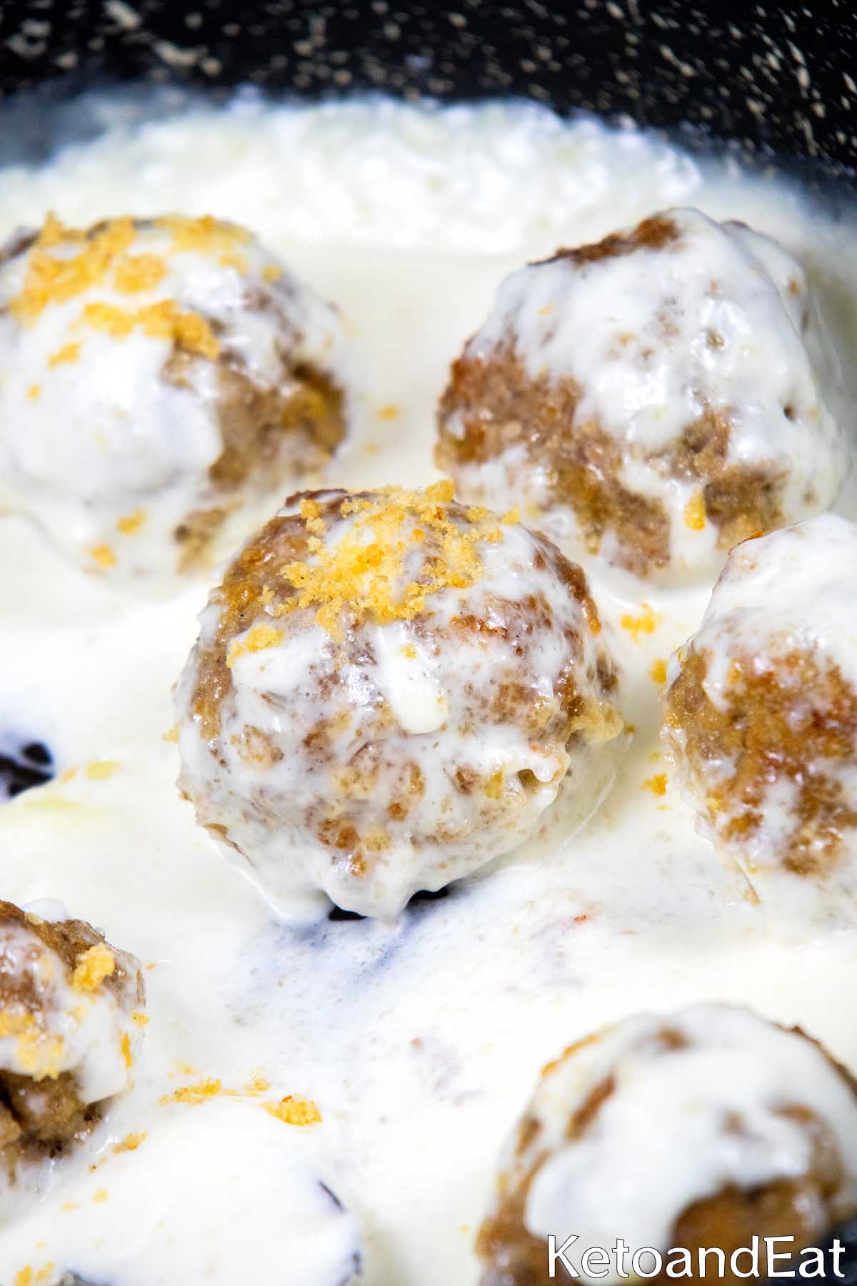 Carnivore Creamy Meatballs