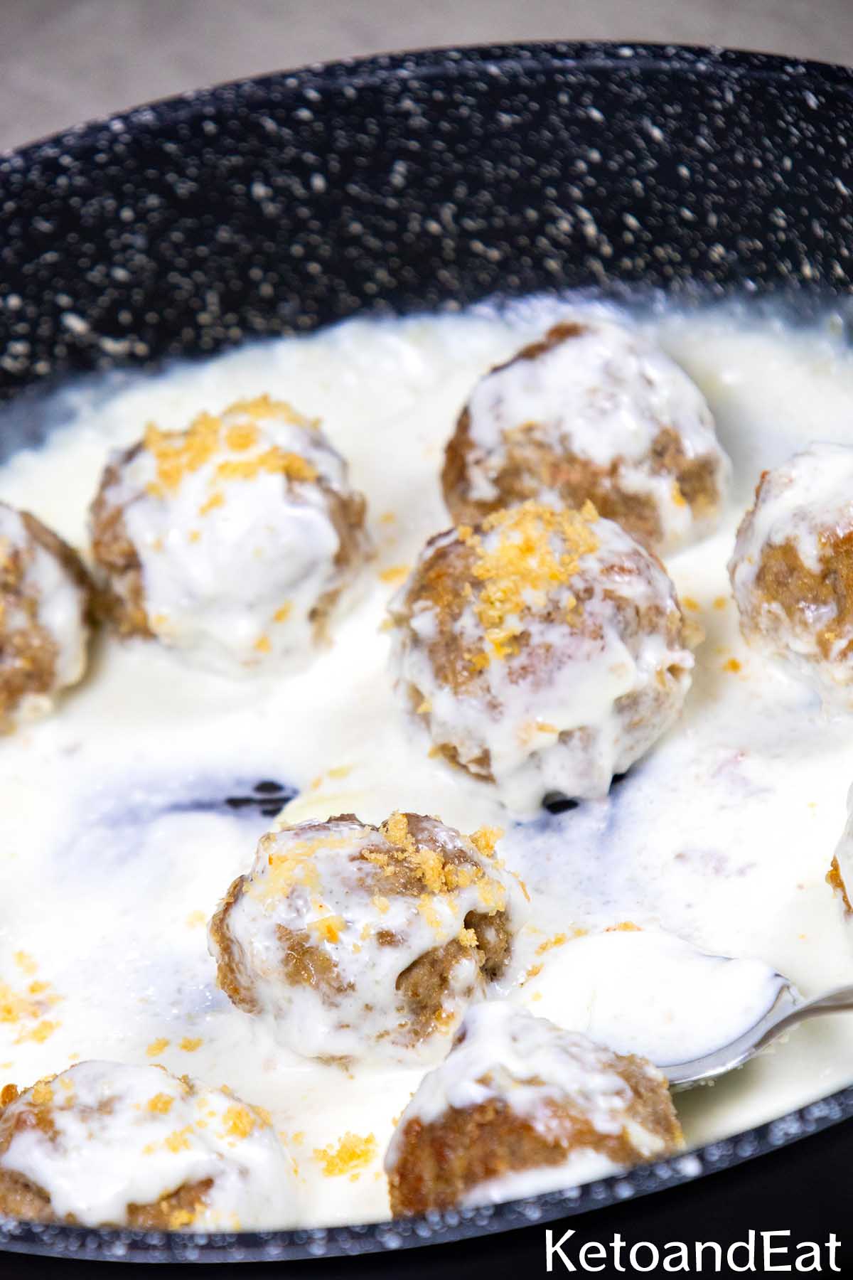 Carnivore Creamy Meatballs