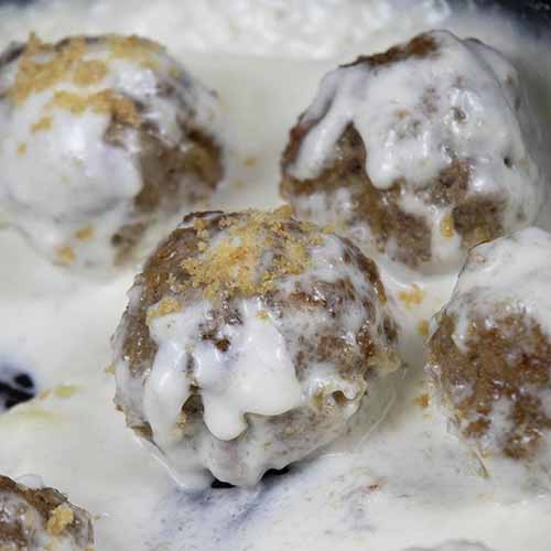 Carnivore Creamy Meatballs