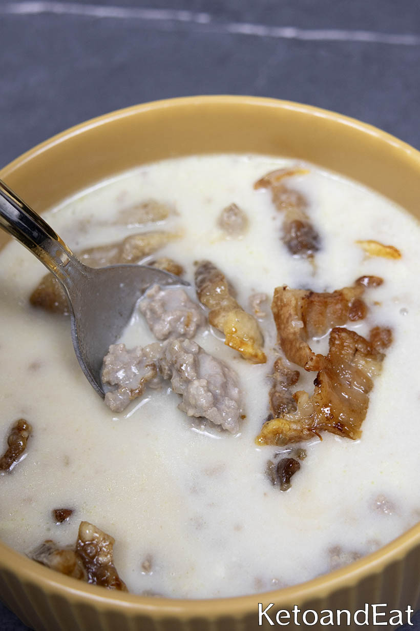 Carnivore Creamy Sausage Soup Recipe