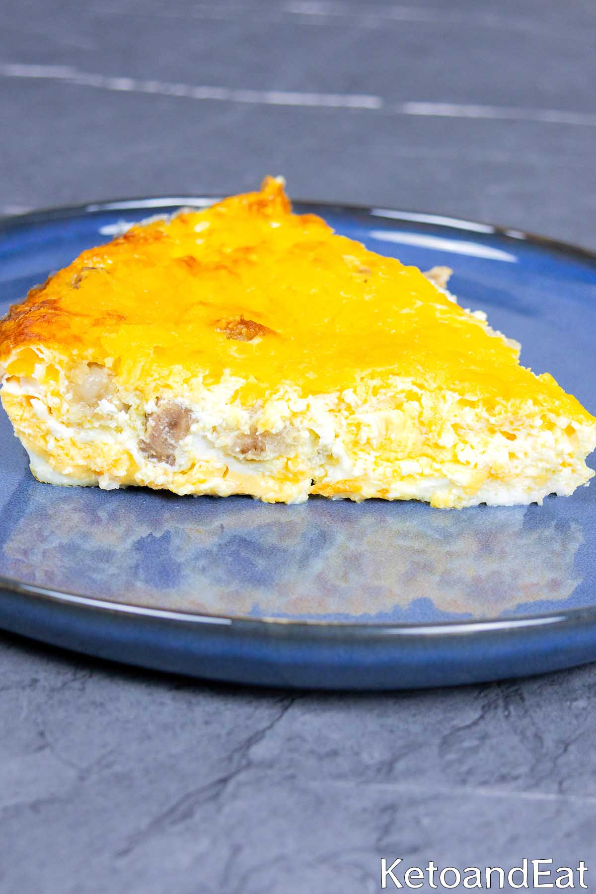 Carnivore Crustless Bacon & Egg Pie