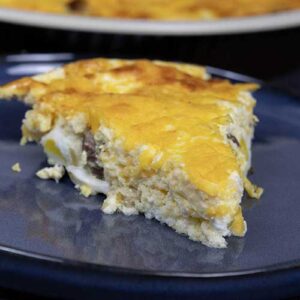 Carnivore Crustless Bacon & Egg Pie