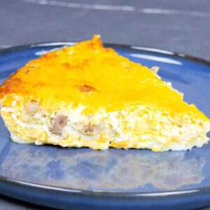 Carnivore Crustless Bacon & Egg Pie