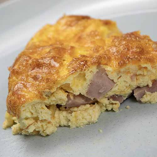 Carnivore Crustless Ham & Cheese Quiche