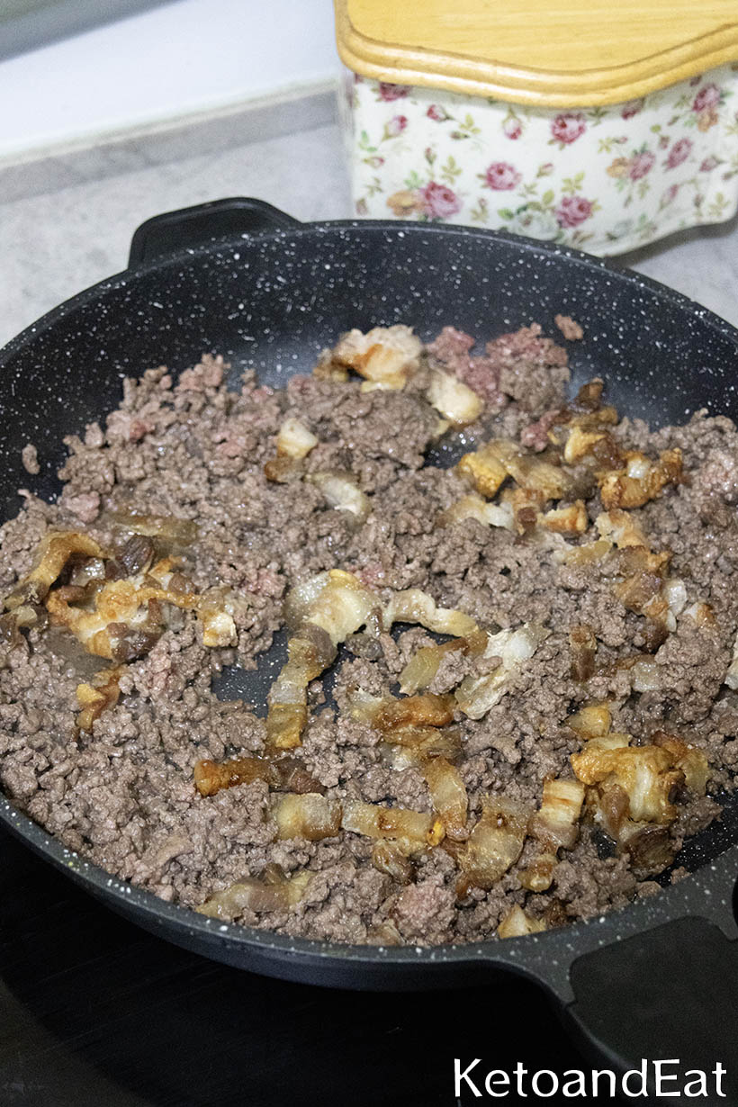 Carnivore Crustless Quiche Step 2