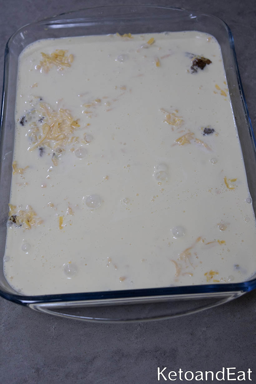 Carnivore Crustless Quiche Step 5